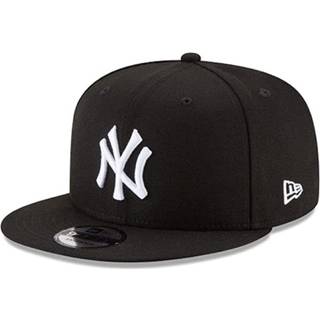 Ny æra New York Yankees Exclusive Selection 9fifty Snapback Justerbar hat Cap- OSFM (Black Crown White Logo)