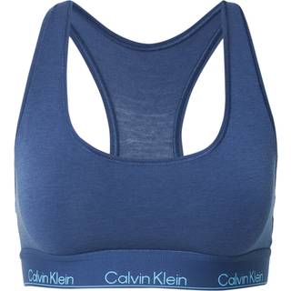 Unlined Bralette - Icon Cotton Modal - Blue - L