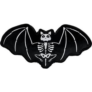 Skelett Fledermaus Dekokissen 52cm