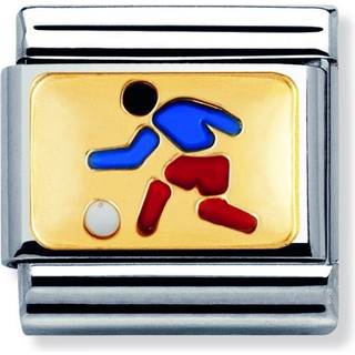 Nomination Classic - SPORTS Edelstahl, Email und 18K-Gold (Fu?ballspieler) - 030203/02 - gold