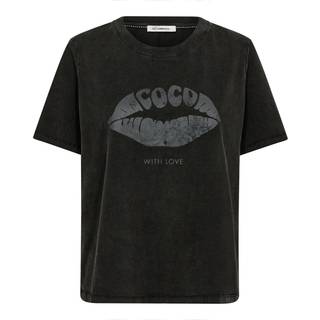 Co´Couture - Siaracc Acid Kiss Tee 33150 - 96 - Black