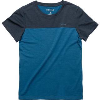 Devold Women's Classic Linear Tee Merino-shirt Damer størrelse S farve blå