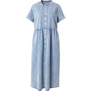 Lollys Laundry Aliyall Maxi Dress Ls Dress 25157-3032 100 Washed Denim (S)