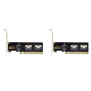 PCIe 4.0 X16 til 4 porte NVMe-kompatibelt udvidelseskort PCI-E Gen4/3
