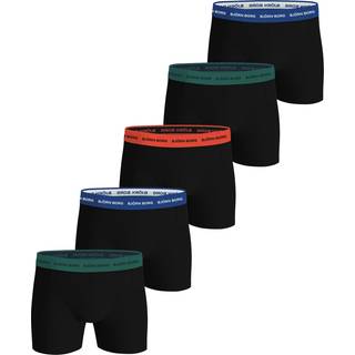 BJORN BORG Herre Fem Pak Bomuld Stretch Boxers Multi pak 1