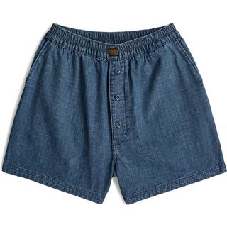 Boxer Shorts - Medium blue - Women