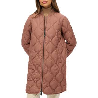 Superdry Superdry Brown Longline Quilted Liner Jacket