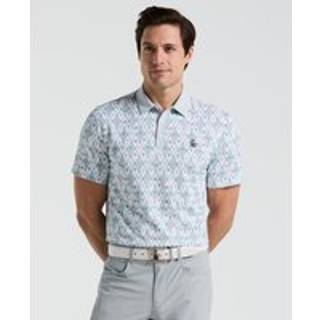 Original Penguin Lattice Cocktail Earl Herre Polo Bright White L