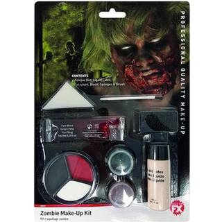 Blutiges Zombie Make-Up Set 10-teilig
