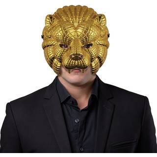 Guld løvemaske