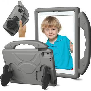 iPad 9.7" (2018 / 2017) / Air 2 / Air - EIDERWOOD Børne Cover m. Thumb Kickstand - Grå