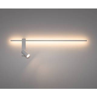 LED væglampe EASY LEFT Nowodvorski Lighting, Hvid/opal, Stue/spisestue, Aluminium, Moderne