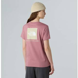 The North Face Women's S/S Box NSE Relaxed Tee T-shirt Damer størrelse XXL farve pink