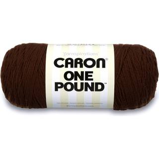 Caron One Pound Solits Yarn 16oz gauge 4 Medium 100% akryl - espresso- For h?klet strikning og h?ndv?rk (1 stykke)