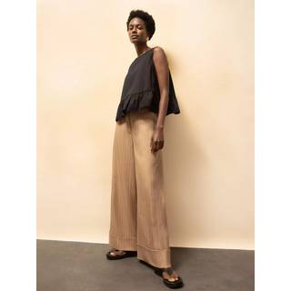 Ro & Zo Ro & Zo Caramel Pinstripe Bukser