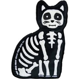 Skelett Katze Dekokissen 45cm