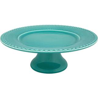 Bordallo Pinheiro Fantasy Cake Stand Ø34,5 Cm Turquoise - Kagefad, Tærtefade & Skåle Lertøj Turkis - 65011972