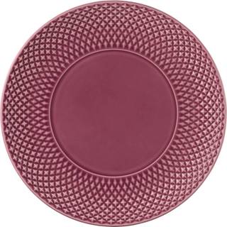 Bordallo Pinheiro Bicos Tallerken Ø28 Cm - Middagstallerkner Lertøj Rosa - 65032227