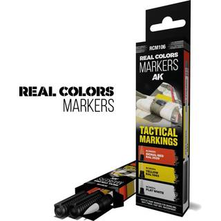 TACTICAL MARKINGS - SET 3 REAL COLORS MARKERS