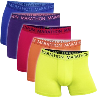 Marathon herre 5-pak tights str. M - multifarvet (På lager i varehus)
