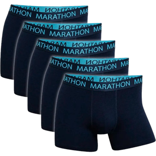 Marathon herre 5-pak tights str. 2XL - blå (På lager i varehus)