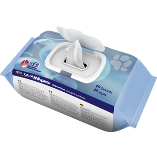 Klorhexidinservetter ICF CLX Clorexyderm Wipes 40 st