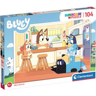 104 pcs Puzzles Bluey