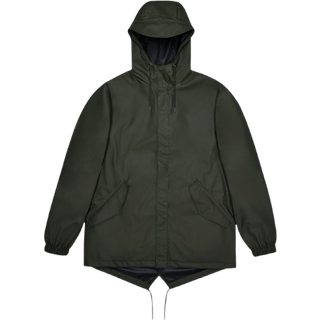 Rains Unisex Fishtail Jacket W3 Green, M