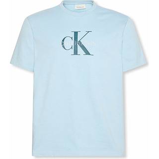 Monogram Logo Tee - Blue - M