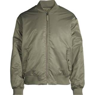 Nylon Bomber Jacket - Beige - S