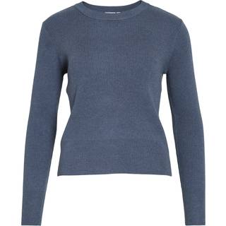 Vicomfy O-neck L/S KNIT TOP