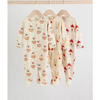 Next Baby jule-Popper-nattøj 3 pakke (0måneder -2år)