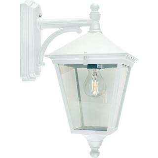 Norlys London udendørs væglampe down, E27, IP54, hvid