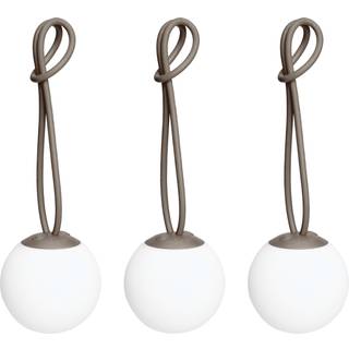 Fatboy Bolleke Mini Bordlampe Bærbar 3-pak - Bærbare lamper Silikone Taupe - 106972
