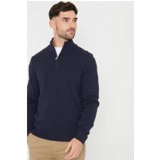 Threadbare Threadbare Blend strikket kvart lynlås Trøje
