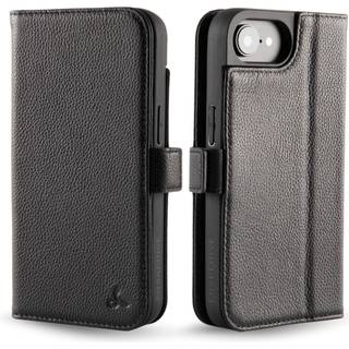 Snakehive lderpung til iPhone 16e - gte lderpung telefonetui med visningsstativ og kortholder - Sidels Flip Folio Cover med kortbninger (ple