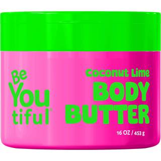 BeYoutiful Coconut Lime Body Butter til tr hud Vitamin E Kokosolie & Sheasmr Cruelty Free Hydrating Moisturizer til brn og teenagere 16 oz