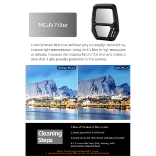 Justerbart kameralinsefilter til Air 3S ND32/PL-sæt