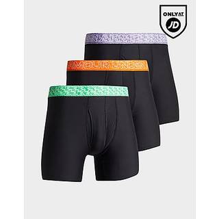 Under Armour 3-Pakke Boksershorts Herre, Sort