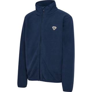 Hummel hmlJR Fleece Zip Jacket BEE, fleecejakke, junior, mørkeblå