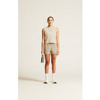 Craft Women's Collective Relaxed SL Tee Top Damer størrelse XL farve beige/hvid