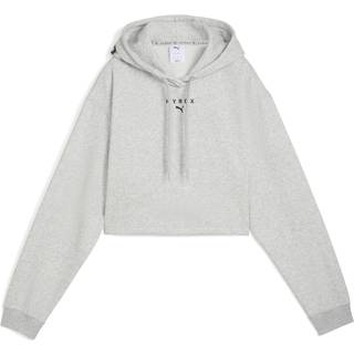 PUMA x HYROX Heavyweight Hoodie Women, Clothing, Light Gray Heather, XL