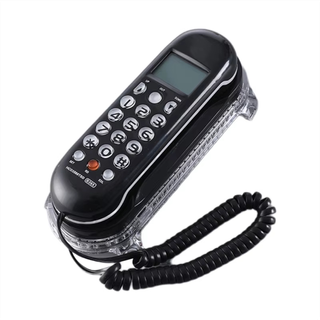 Crystal Base Mini Telefon Fastnettelefon B365 Sort