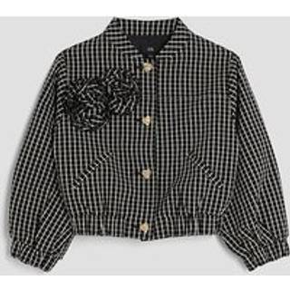 River Island River Island Black Check Bomber Jacket
