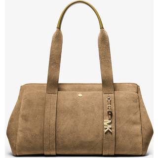 MK Romee Large Suede Tote Bag - Natural - Michael Kors - ONE SIZE