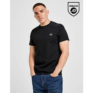 Fred Perry Badge Panel T-Shirt, Sort