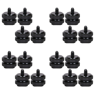 Kamera Hot Shoe-montering til 1/4"-20 stativskrueadapter (pakke med 4)
