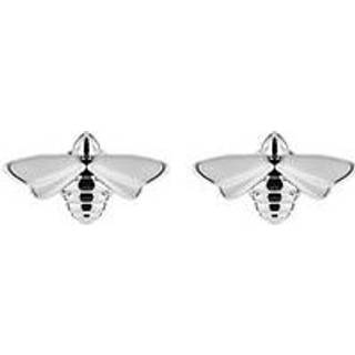 Olivia Burton Silver Honey Bee Earrings