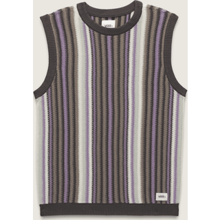 Vans - Premium Samuelson Sweater Vest, Man, Brown, Size: L - Brown - L