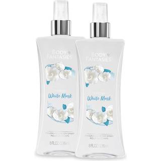 Body Fantasies Signature Duft Body Spray Fresh White Musk 8 fl oz (pakke med 2)
